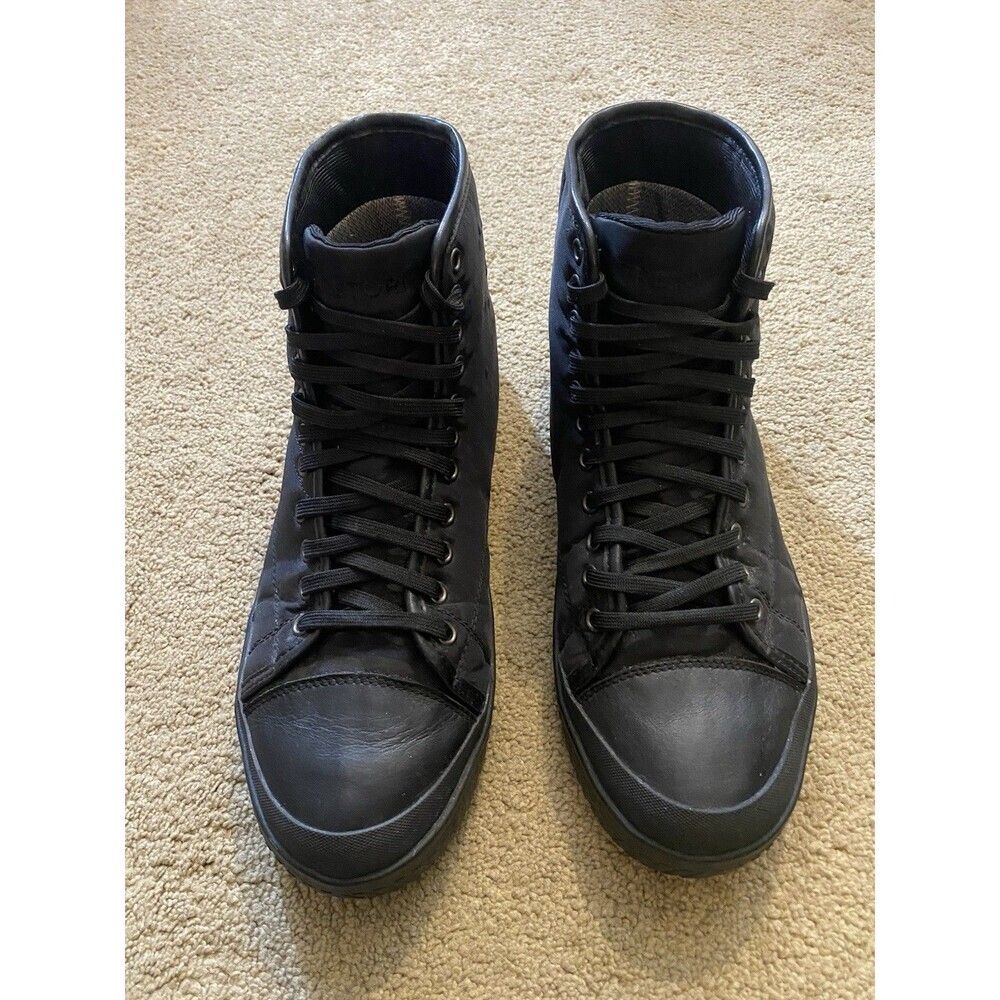 Tretorn Skymra Mid SL GTX Black Sneaker Boots Leather Toe Men’s Size 10